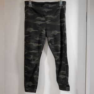 Athleta Camo Leggings - Olive & Black
